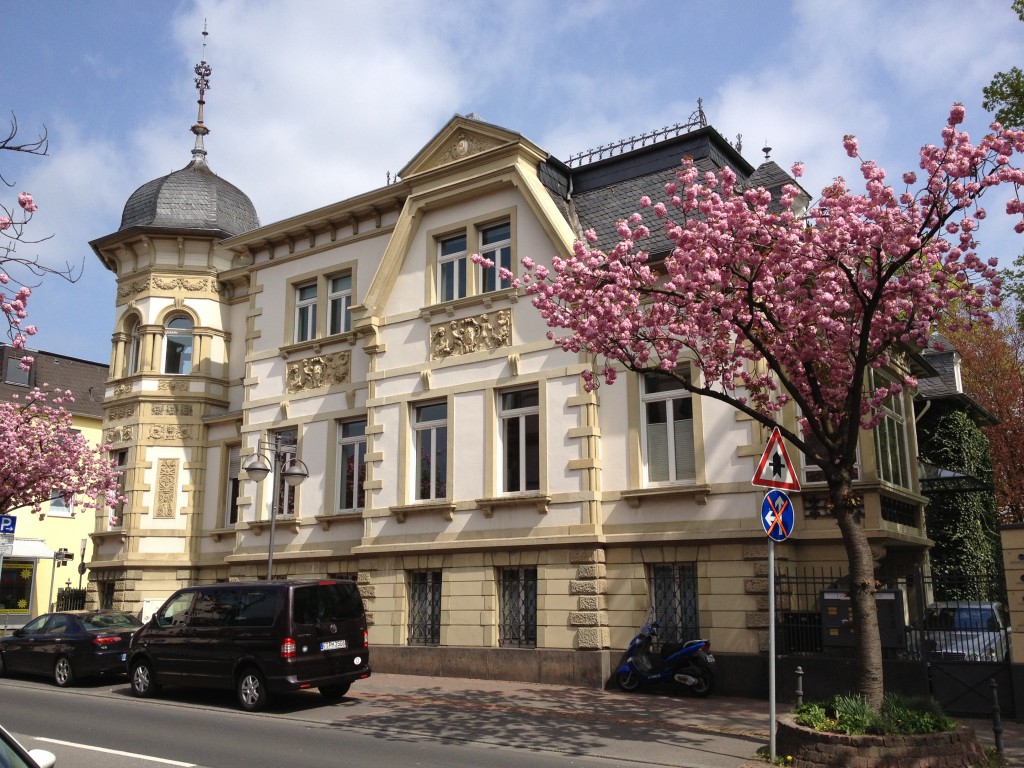 Die Villa Hammelmann in Bad Homburg, Unternehmenssitz der ...