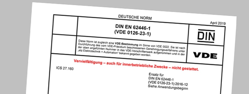 DIN EN 62446-1; VDE 0126-23-1 - DGWZ